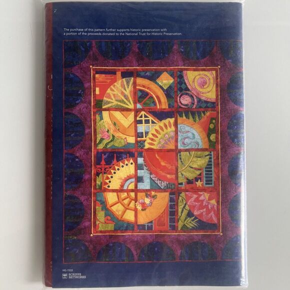 HGTV Restore America Quilt Pattern A Salute To Preservation By Tom Russell Rare - Picture 2 of 2